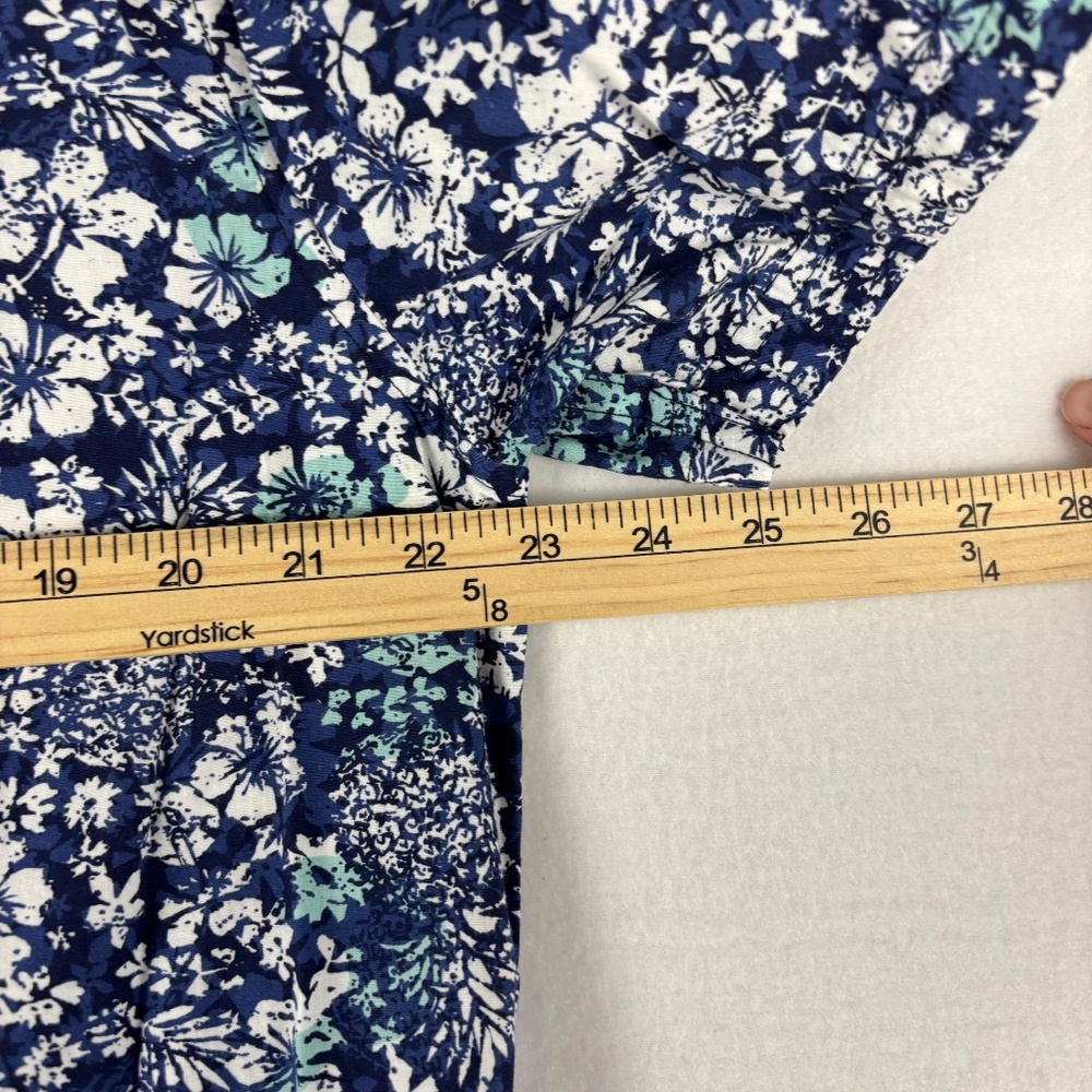 Lee, Floral/Pineapple Print, Shirt Regular Fit, Button Down, Short Sleeve Size L - Picture 8 of 10